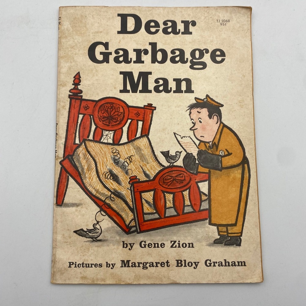 Dear Garbage Man Gene Zion Margaret Bloy Graham Scholastic 1972 1st Printing